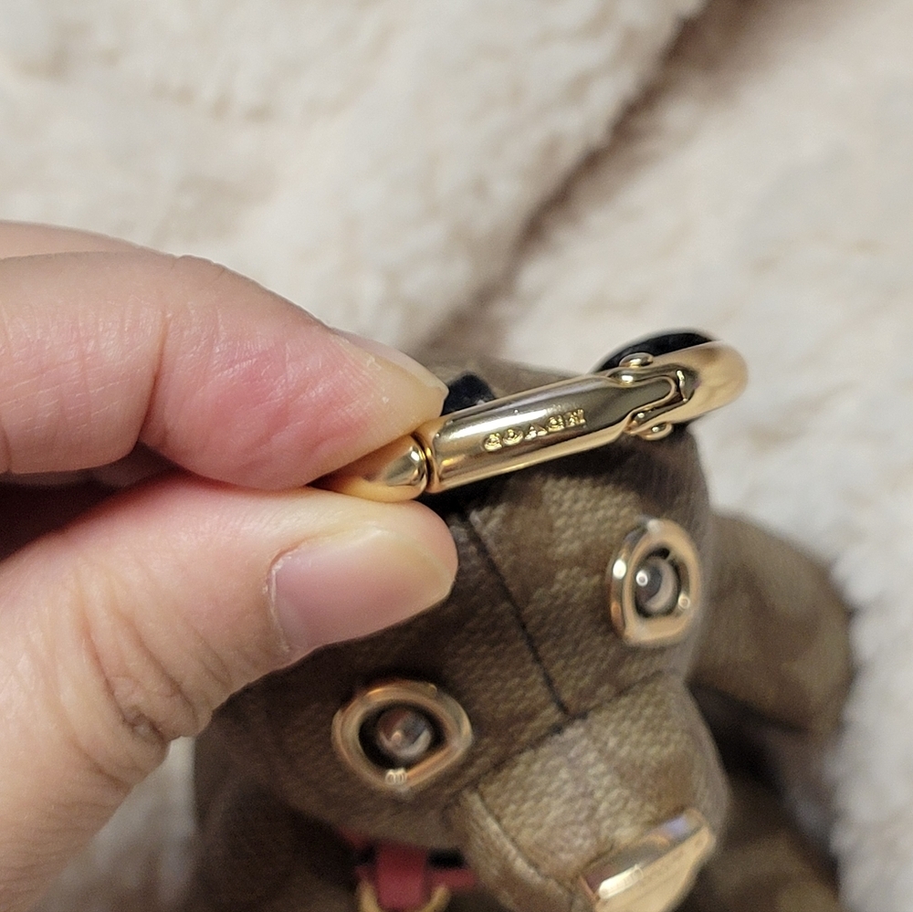 Coach Collectible Bag Charm In Signature Canvas - Picture 8 of 8